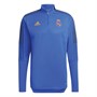 adidas Mens RMCF Real Madrid Tiro Training Top Hi Res Blue