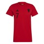 adidas Herren MUFC Manchester United Graphic T-Shirts Rot