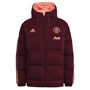 adidas Herren MUFC Manchester United Reversible Down Travel Leistung/Technik Rot