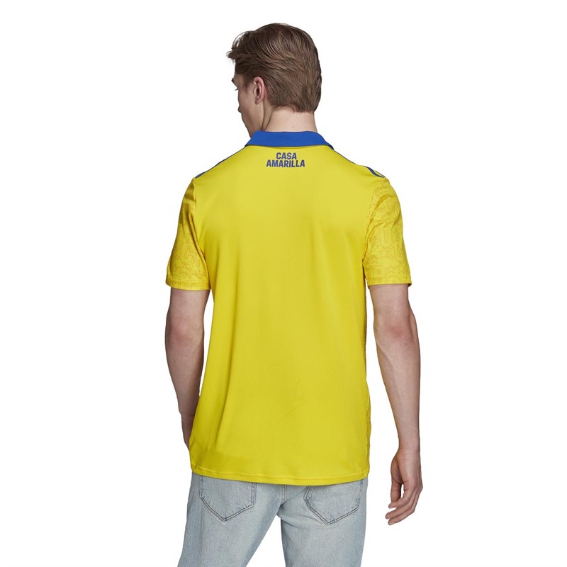 adidas Mens CABJ Boca Juniors Third Jersey Yellow