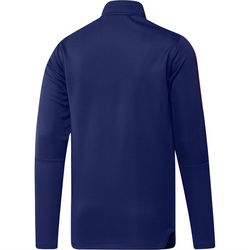 adidas Mens FCB FC Bayern Munich Tiro Training Top Mysteryy Ink/Fcb True Red