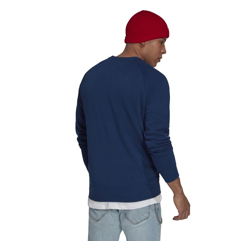 adidas Mens AFC Arsenal Graphic Crew Sweatshirt Mystery Blue