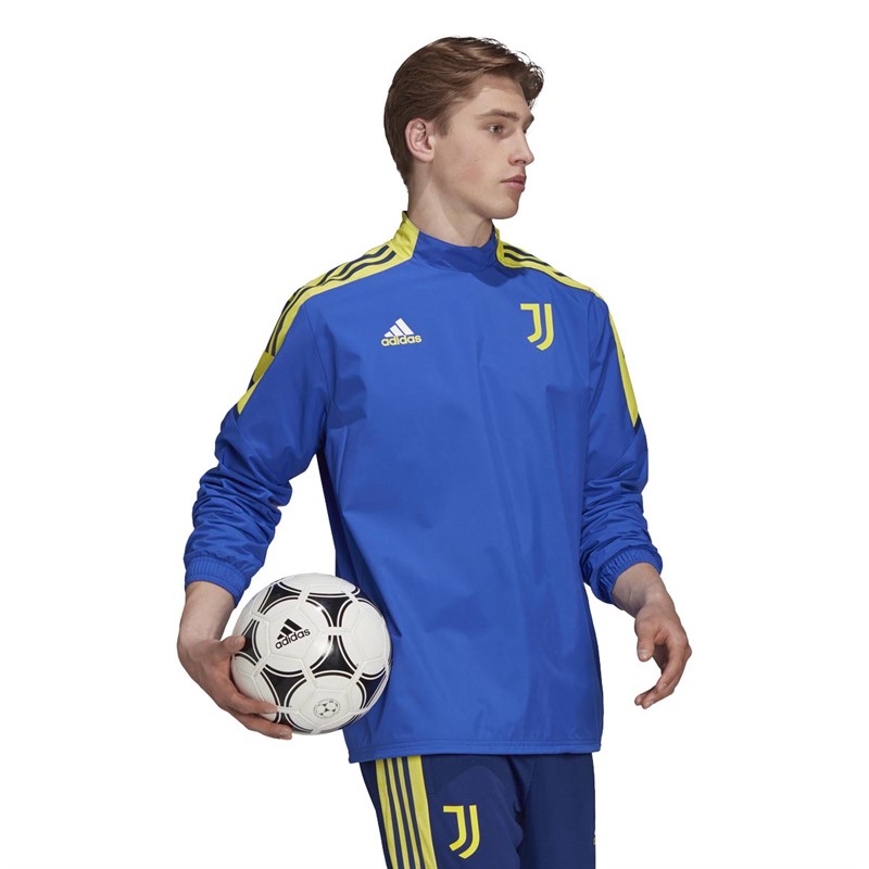 adidas Mens JFC Juventus Condivo Hybrid Top Bold Blue