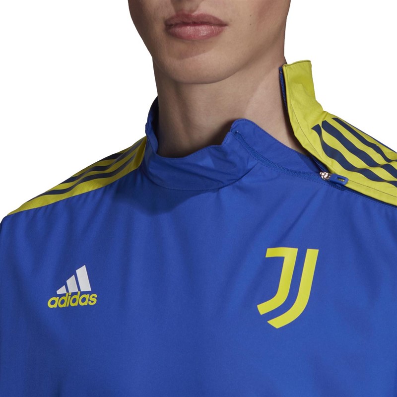 adidas Mens JFC Juventus Condivo Hybrid Top Bold Blue