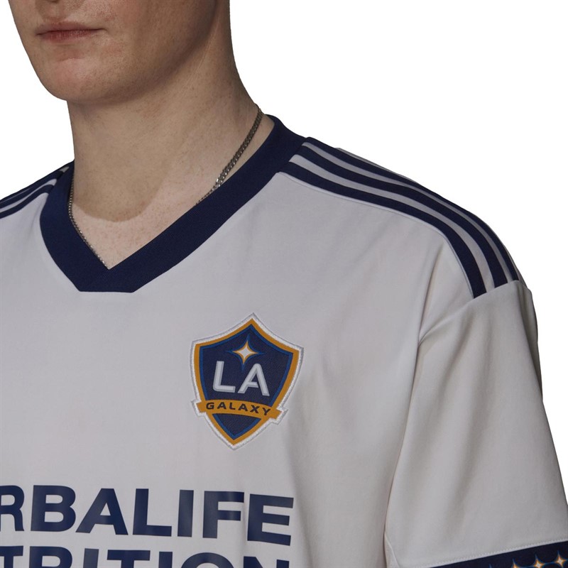 adidas Herre LAG LA Galaxy Home Fodboldtrøjer Hvid