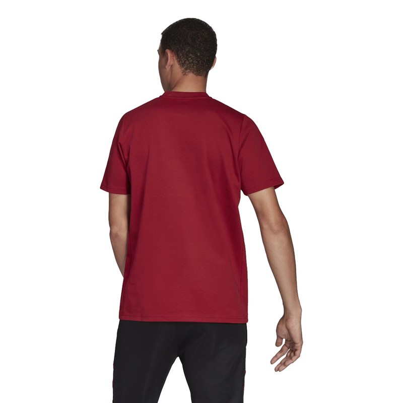 adidas Mens FCB FC Bayern Munich Tiro Polo Shirt Craft Red