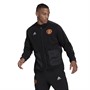 adidas Mens MUFC Manchester United Travel Mid-Layer Jacket Black