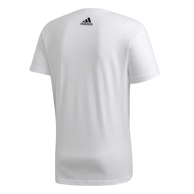 adidas Mens DFB Germany DNA Graphic T-Shirt White