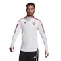 adidas Mens MUFC Manchester United Tiro Training Top Dash Grey