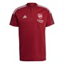 adidas Mens AFC Arsenal Tiro Polo Shirt Active Maroon