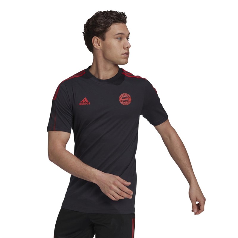 adidas Herren FCB FC Bayern Munich Tiro T-Shirts Schwarz