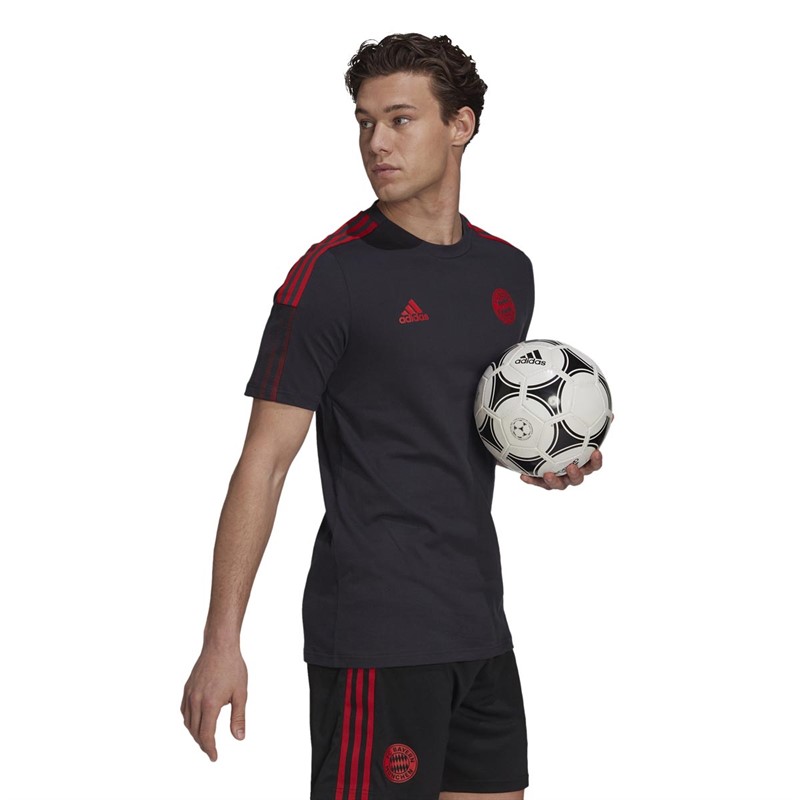 adidas Herren FCB FC Bayern Munich Tiro T-Shirts Schwarz