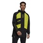 adidas Mens JFC Juventus Travel Drill Jacket Black/Acid Yellow