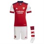 adidas Childrens AFC Arsenal Home Mini Kit White/Scarlet