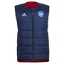 adidas Mens X TFL AFC Arsenal Padded Vest Collegiate Navy/Active Maroon