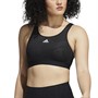 adidas Damen Believe This Medium-Support Camo Workout Sport BH Schwarz