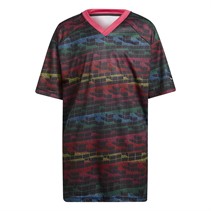 adidas Boys adidas X Lego® Vidiyo™ T-Shirt Short Sleeve Yellow/Red/Real Magenta/Core Green