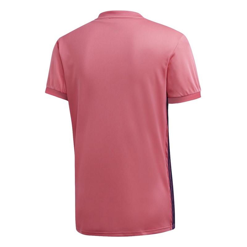 adidas Mens RMCF Real Madrid Away Jersey Spring Pink