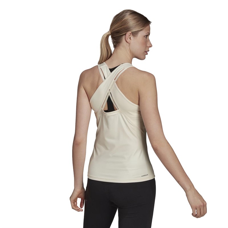 adidas Damen Aeroready Sport Performance Sporttops Weiß