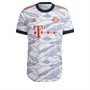 adidas Mens FCB FC Bayern Munich Authentic Third Jersey White