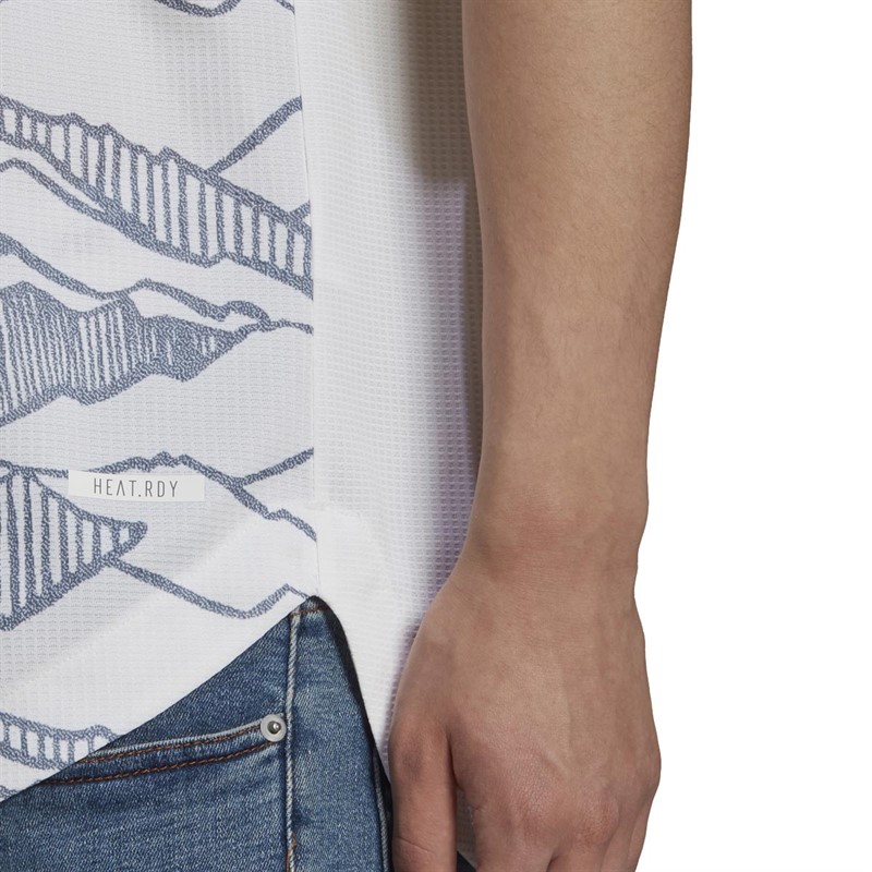 adidas Mens FCB FC Bayern Munich Authentic Third Jersey White