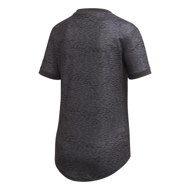 adidas Womens MUFC Manchester United Away Authentic Jersey Legacy Green/Black