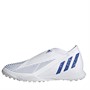adidas Childrens Predator Edge.3 Laceless TF Astro Footwear White/Hi Res Blue/Footwear White