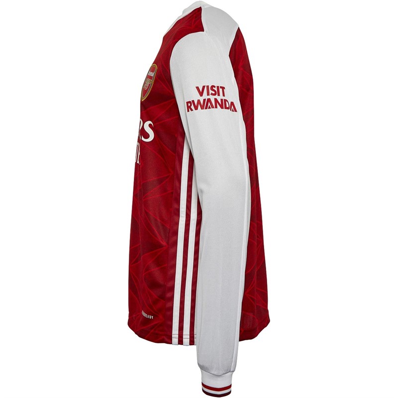 adidas Junior AFC Arsenal Long Sleeve Home Jersey Active Maroon/White
