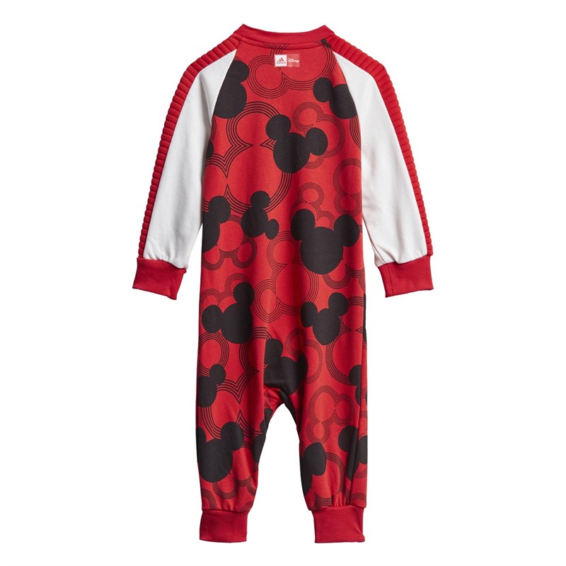 adidas Infant Boys Disney Mickey Mouse Onesie Vivid Red/Black/White