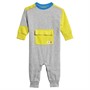 adidas Infant Boys X Lego® Duplo® Onesie Medium Grey Heather/Yellow/Bright Blue