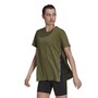 adidas Dames Karlie Kloss Loose Sports Performance Tops Kaki