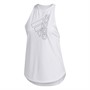 adidas Dames Badge Of Sport Aeroready Sports Performance Tops Wit