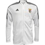 adidas Herren SLB Benfica Anthem Performance Sporttops Weiß