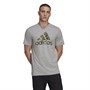 adidas Heren Essentials Single Camo Print T-shirts Grijs
