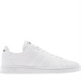 adidas Mens Advantage Base Trainers Footwear White/Footwear White/Trace Blue