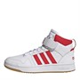 adidas Mens Postmove Mid Trainers Footwear White/Vivid Red/Gum 10