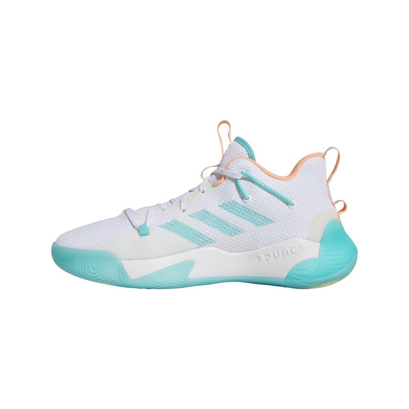 adidas Mens Harden Stepback 3 Basketball Shoes Footwear White/Beam Orange/Ecru Tint