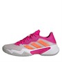 adidas Womens Barricade Tennis Shoes Grey Two/Solar Orange/Team Shock Pink