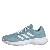 adidas Womens Gamecourt 2.0 Tennis Shoes Mint Ton/Footwear White/Bliss Pink