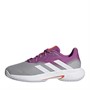 adidas Womens Courtjam Control Tennis Shoes Semi Pulse Lilac/Footwear White/Grey Two