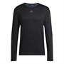 adidas Mens Hiit Long-Sleeve Training Top Black/Royal Blue