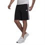 adidas Mens Essentials Warm-Up 3-Stripes Shorts Black/White