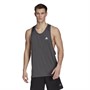 adidas Mens Training Tank Black Melange