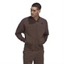 adidas Mens Studio Lounge Fleece Track Top Brown