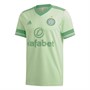 adidas Mens CFC Celtic FC Away Jersey Glow Mint/Green