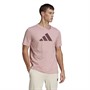 adidas Mens Future Icons Logo T-Shirt Wonder Mauve
