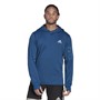 adidas Mens adidas Flooce X-City Running Hoodie Legend Marine