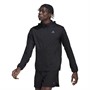 adidas Heren Hiit Full-Zip Sports Performance Tops Zwart