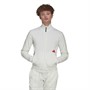 adidas Mens 3-Stripes Fitted Track Top Off White