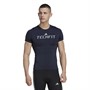 adidas Mens Techfit Graphic Training T-Shirt Legend Ink